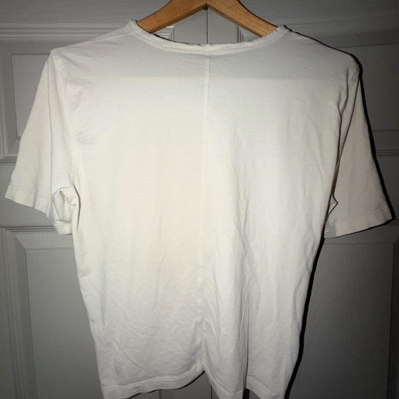 Lululemon Athletica Crescent Twist Knot T-Shirt Women’s size 6 Natural Ivory - Picture 3 of 8